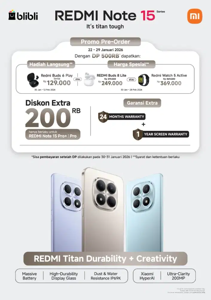 Redmi Note 15 Series + Free Gift