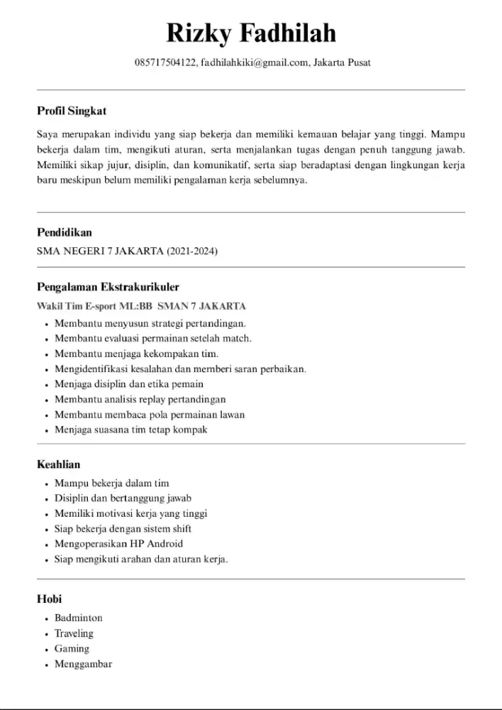 Info freelance atau loker yang tanpa pengalaman