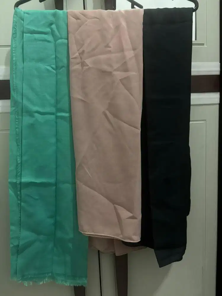 Kerudung segi4 rawis bs dan paris jadul