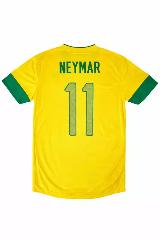 Jersey baju bola original kaos brazil home 2012 neymar jr size m