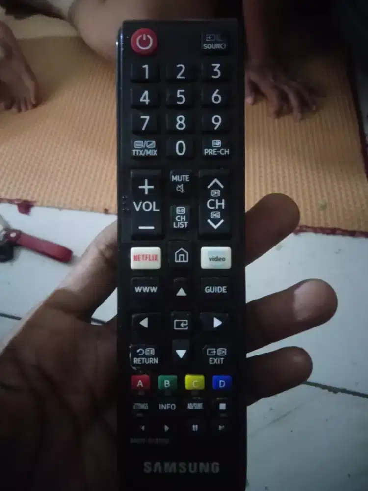 Remot tv led samsung smart android normal ori nego tipis