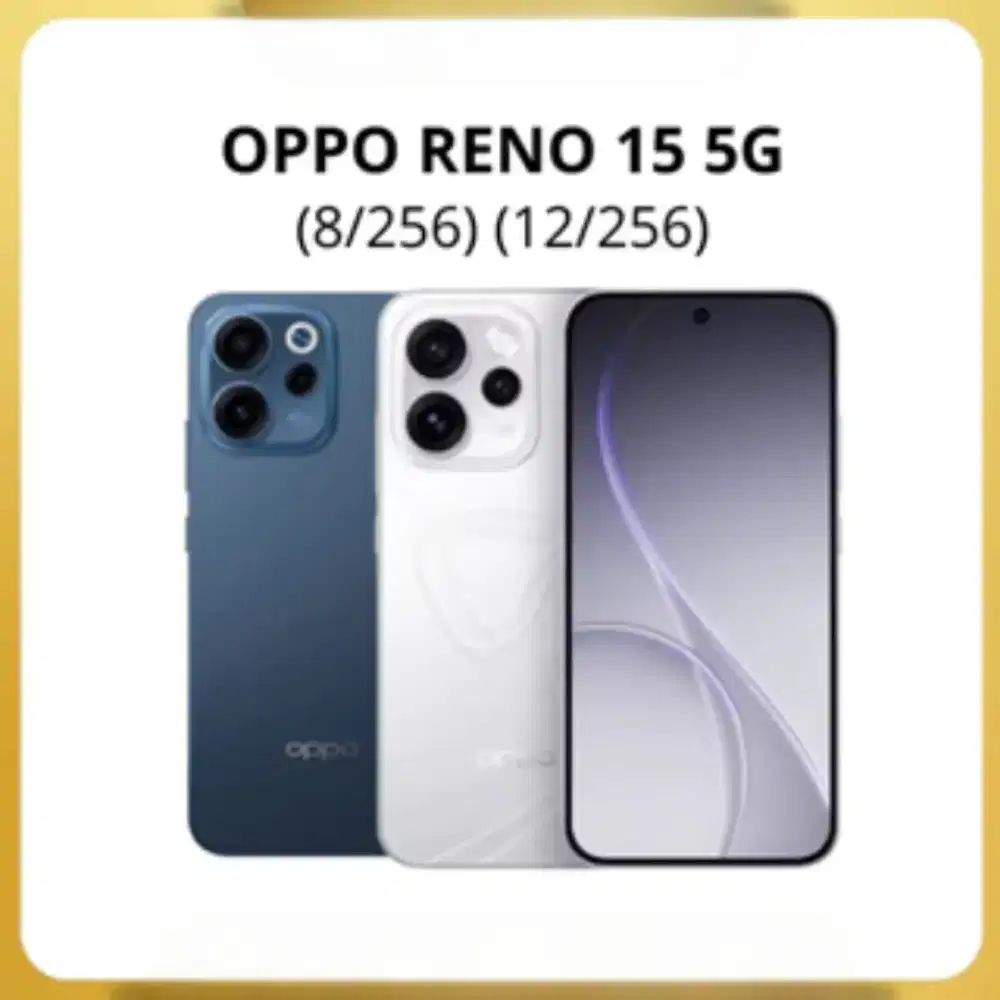 OPPO RENO 15 5G 8/256GB BISA KREDIT SYARAT KTP SAJA