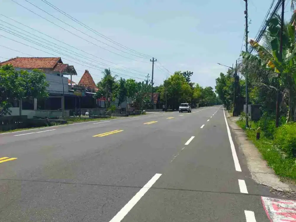 Tanah Dijual Tepi jl Nasional dekat Bandara YIA