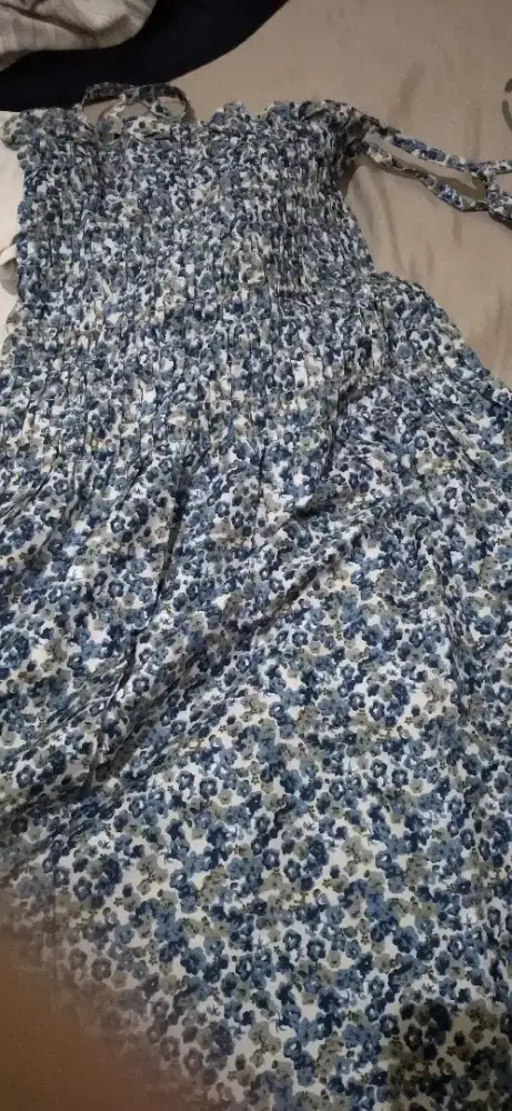 Dress tanktop panjang tali wanita