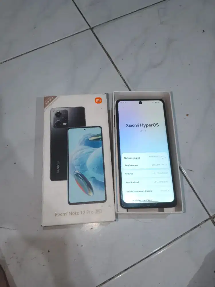 Di Jual Redmi Note 12 Pro 5G 8/256 NFT Fullset