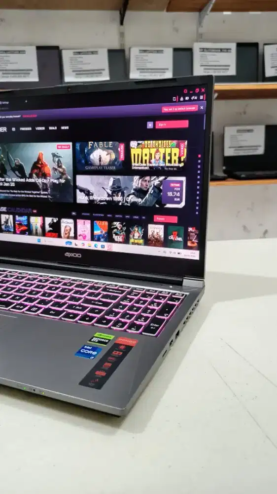 Ready Laptop Gaming Axioo Pongo 760V2 Intel Core i7-Gen13, RTX 4060