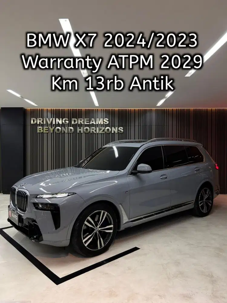 BMW X7 Xdrive40i 2024 Brooklyn Grey Km13rb Nik 2023 B122SC