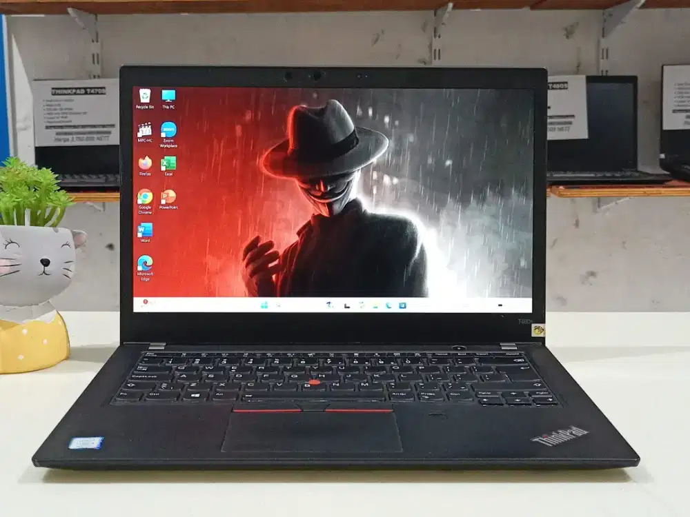 Laptop bekas Lenovo Thinkpad T480s, Touchscreen Core i5-Gen8 Ram 8 GB