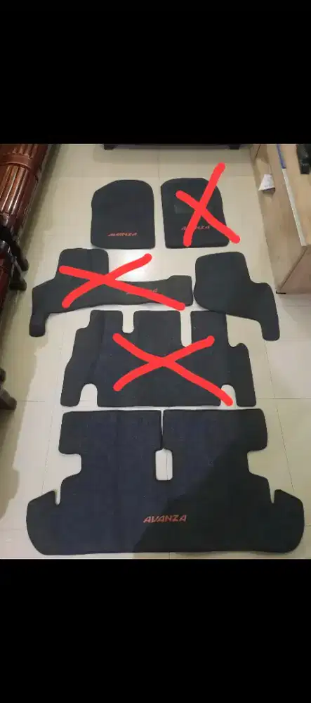 Karpet avanza original bawaan.bludru.full shet.bisa beli terpisah juga