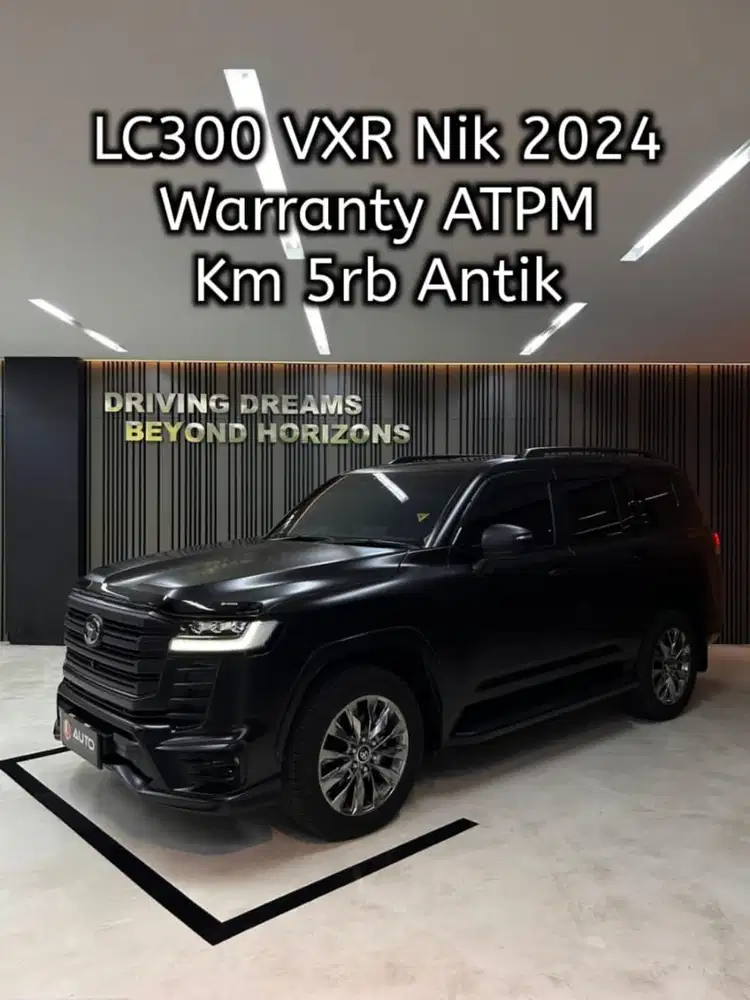 Toyota Land Cruiser LC300 VXR 2024 LC Hitam