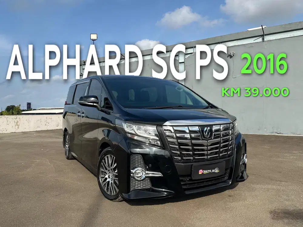 Toyota Alphard 2016 SC PS Hitam ANTIK