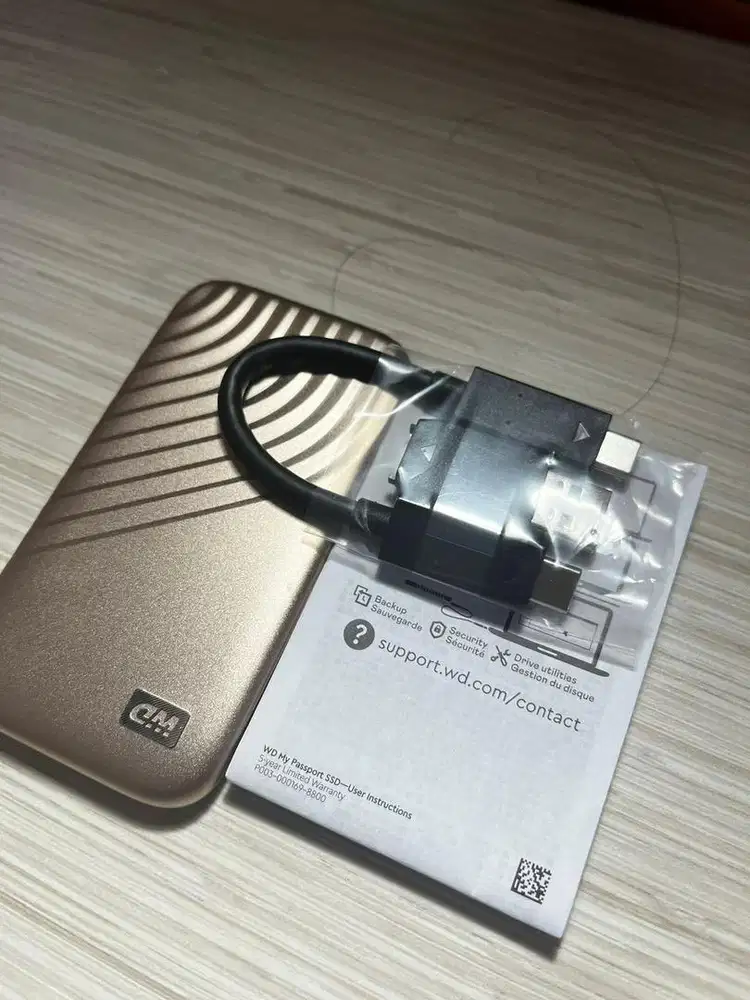 Wd my passport SSD external portable 1 TB / wdc ssd usb c 3.2 1 TB