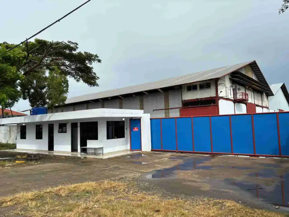 Gudang ex Pabrik Murah Luas 3,3 hektar di Jalan Raya Pantura Subang