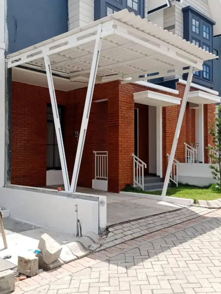 Canopy, kanopi baja ringan, rangka baja ringan, plafon