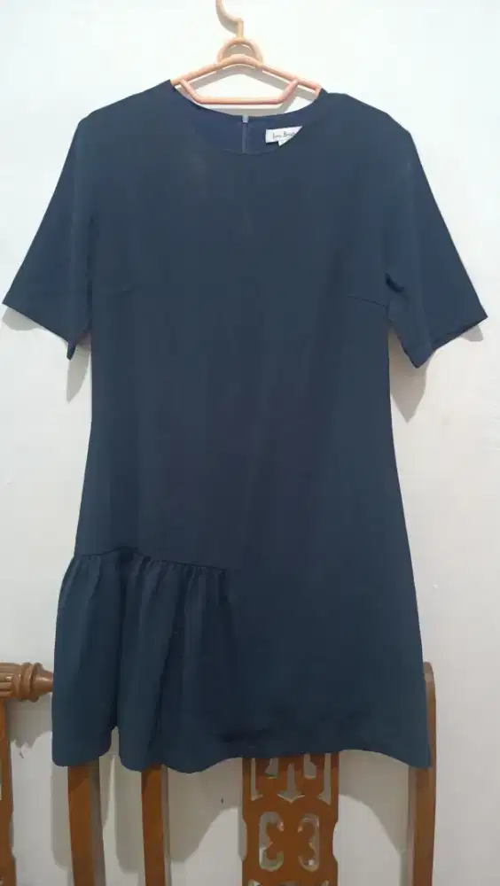 Dress wanita biru Dongker / tua
