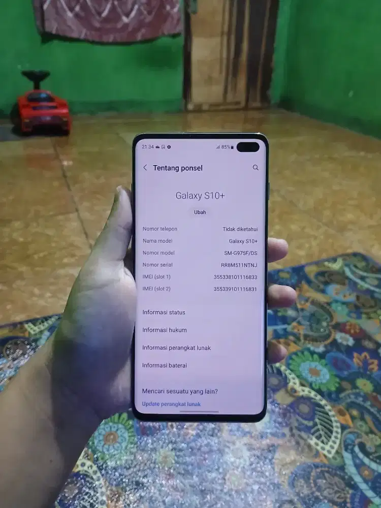 Samsung s10 plus 8/128 resmi indonesia