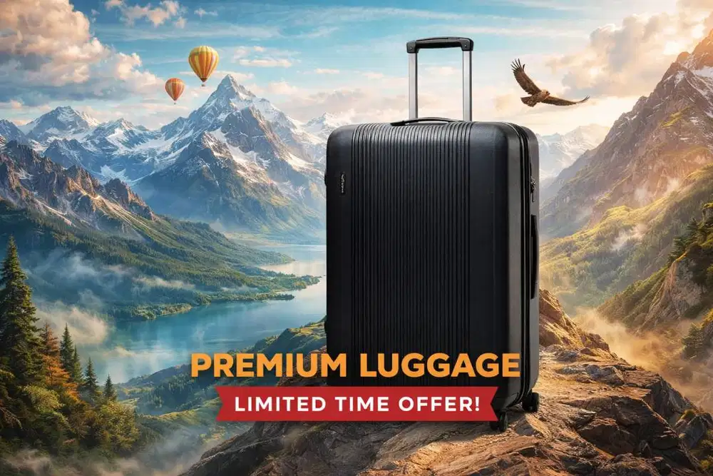 Koper Hush Puppies 28 Inch Original Besar & Stylish-Harga Terjangkau