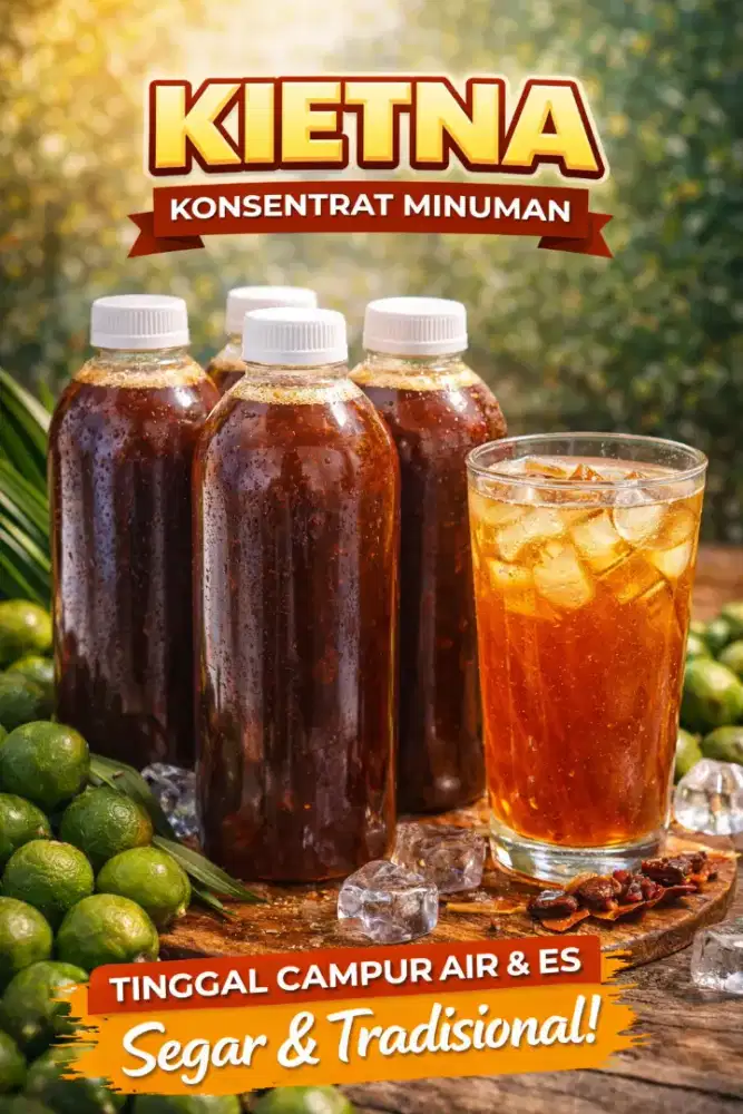 Jus Kietna Kasturi Konsentrat Asli 1,4 KG