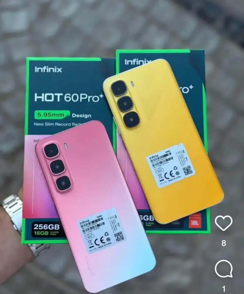 INFINIX HOT 60 PRO+ 16/256GB 'ATLANTIS DAHSYAT'