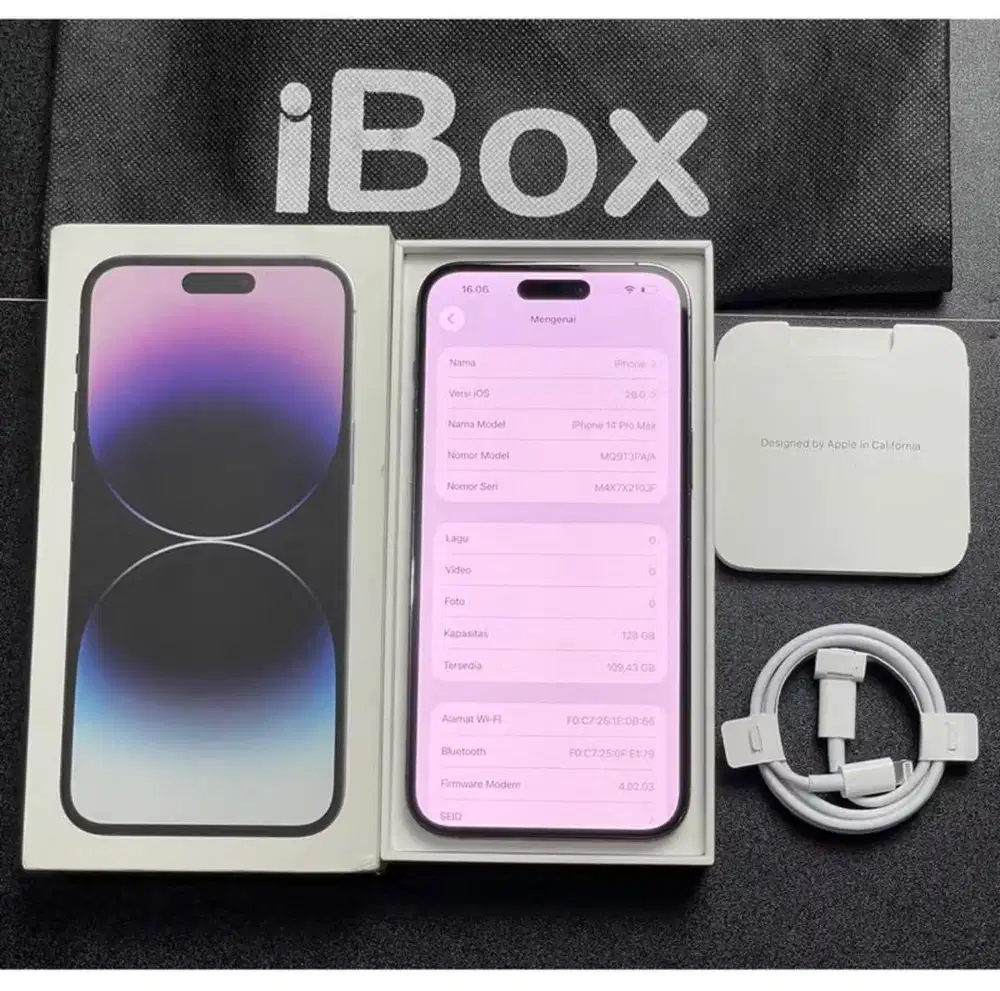 Ip 14 Promax 128 GB Ibox Warna Hitam Perak Emas Ungu Tua