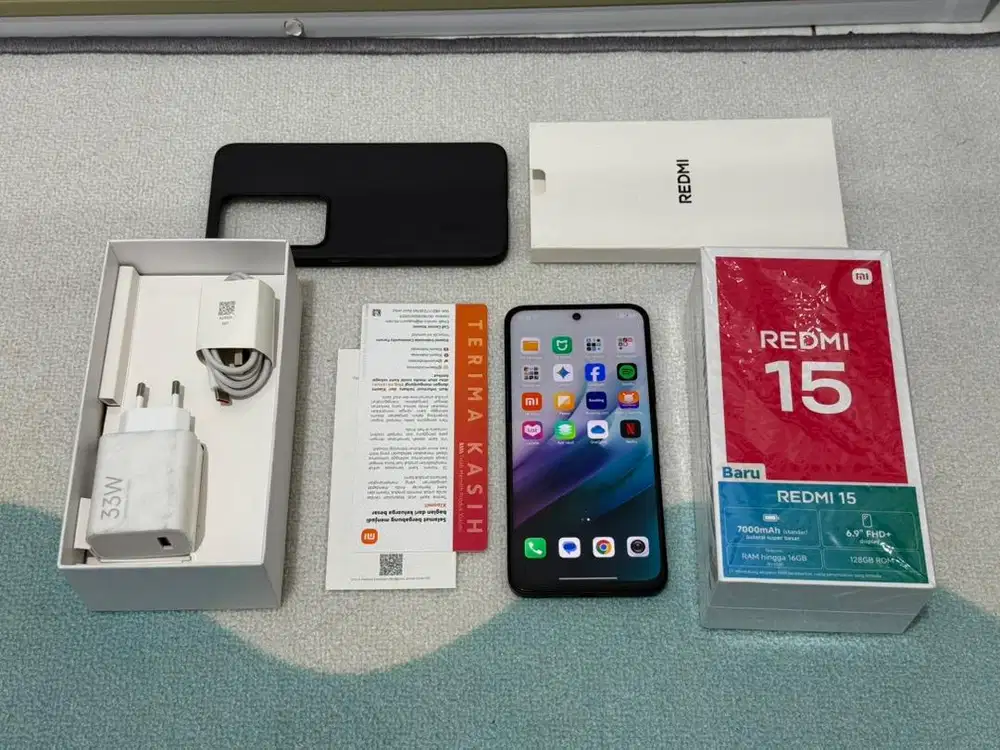 Xiaomi redmi 15 8/128gb mulus 1000% seperti baru