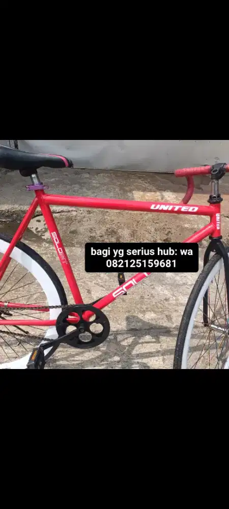 Sepeda piksi siap pakai rem torpedo