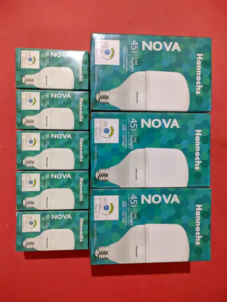 HANNOCHS 40 WATT 3 PCS + 18 WATT 5 PCS 300RB SAJA