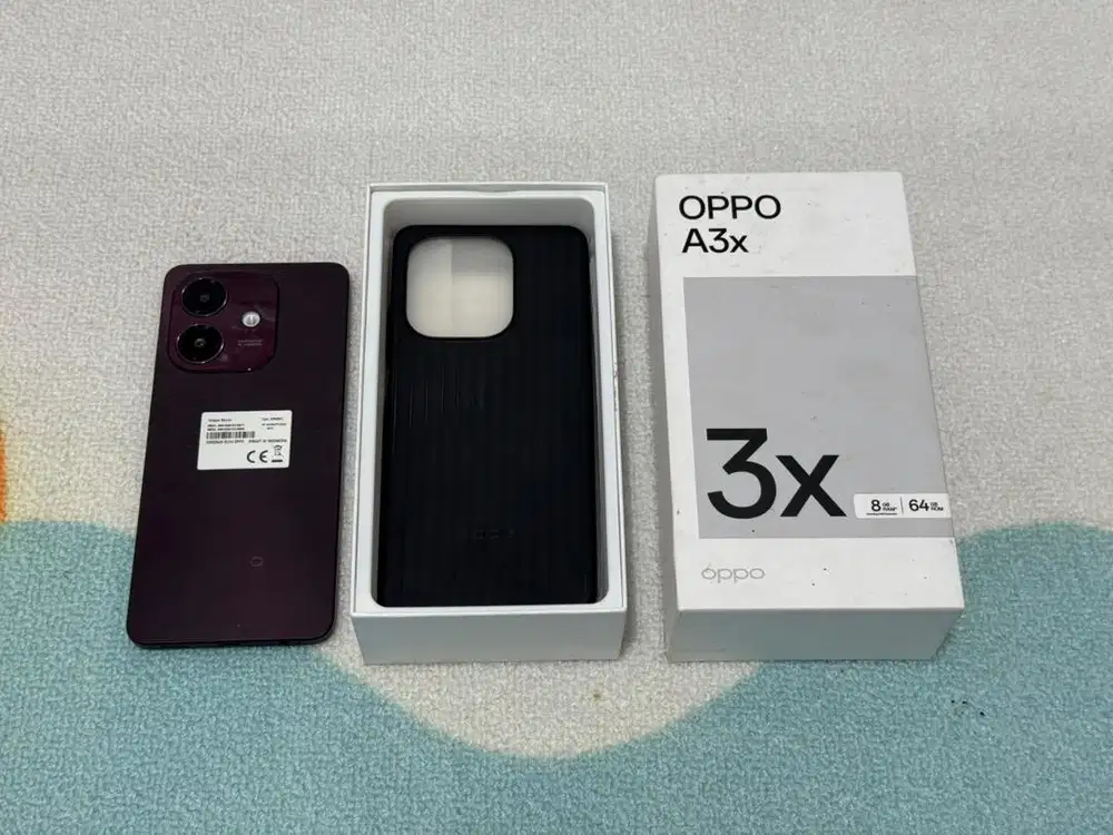 Oppo a3x 4/64gb mulus 98% like new fullset