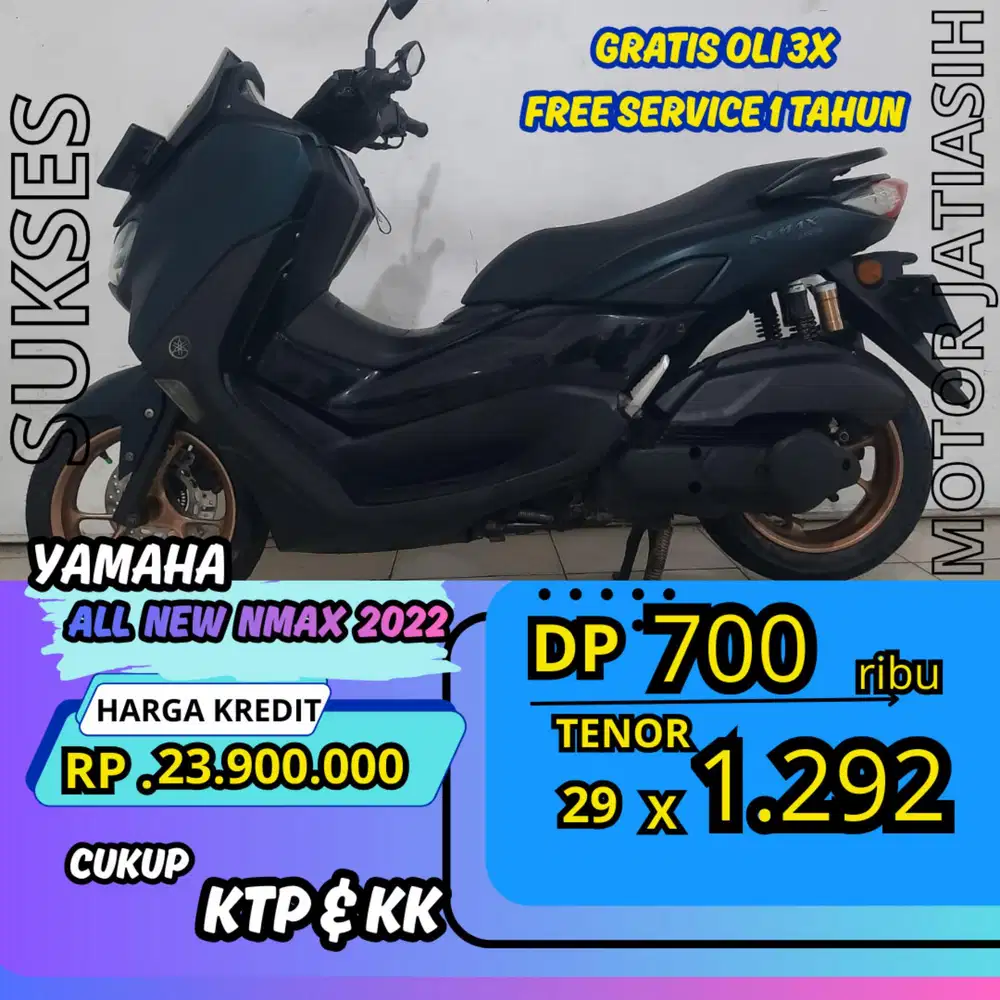 Dp murah yamaha all new nmax 155 2022 dp 700 ribu bisa cash/kredit