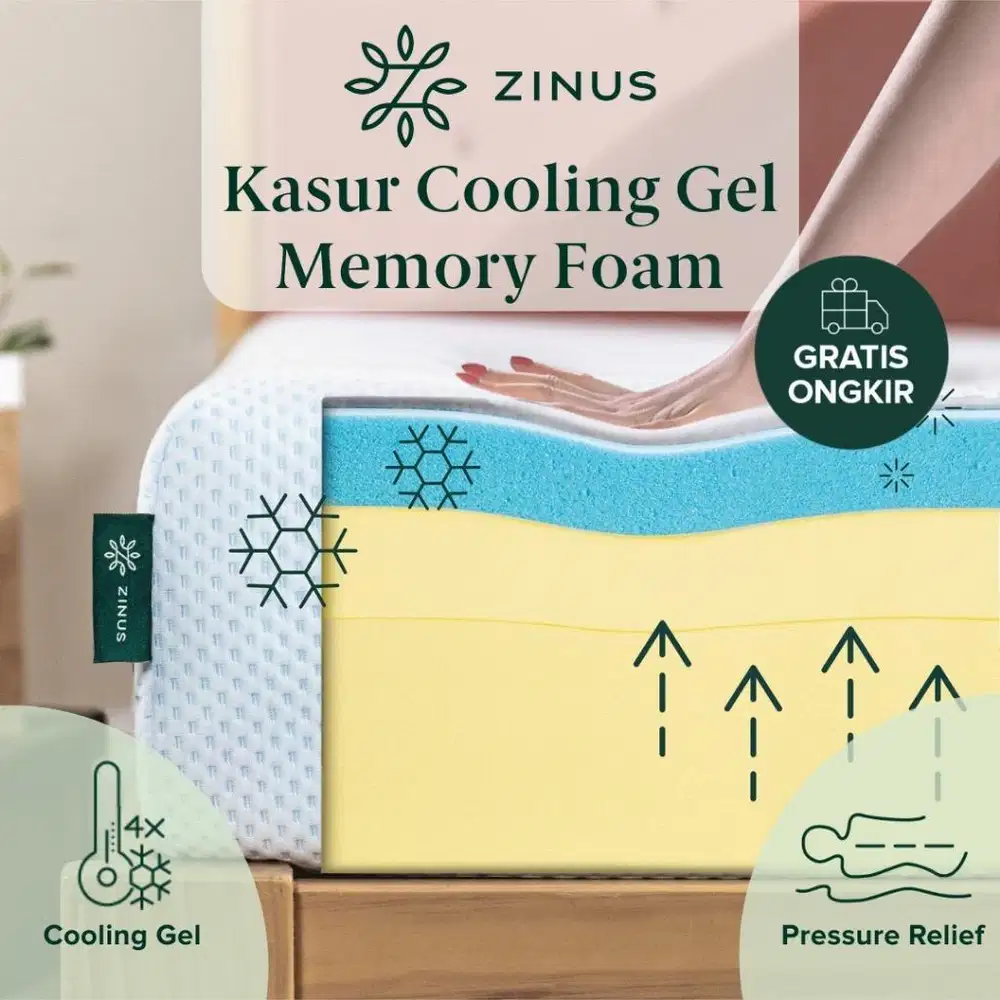 Kasur Zinus size 120 baru unboxing