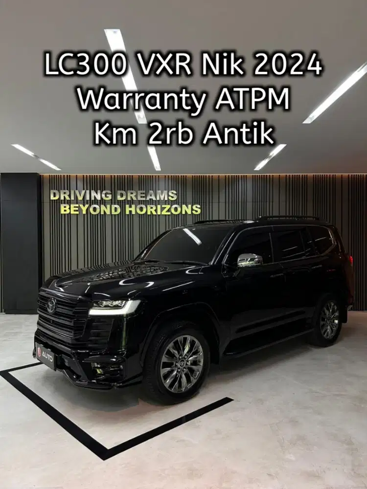 Toyota Land Cruiser LC300 VXR 2025 LC Hitam Km2rb Nik 2024 B1799EJG