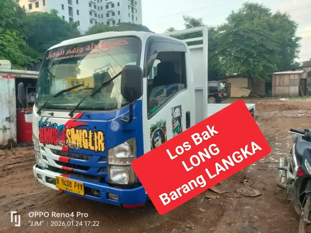 Isuzu elf Engkel long NLR 85 L Th.2022 Istimewa Los Bak engkel elf