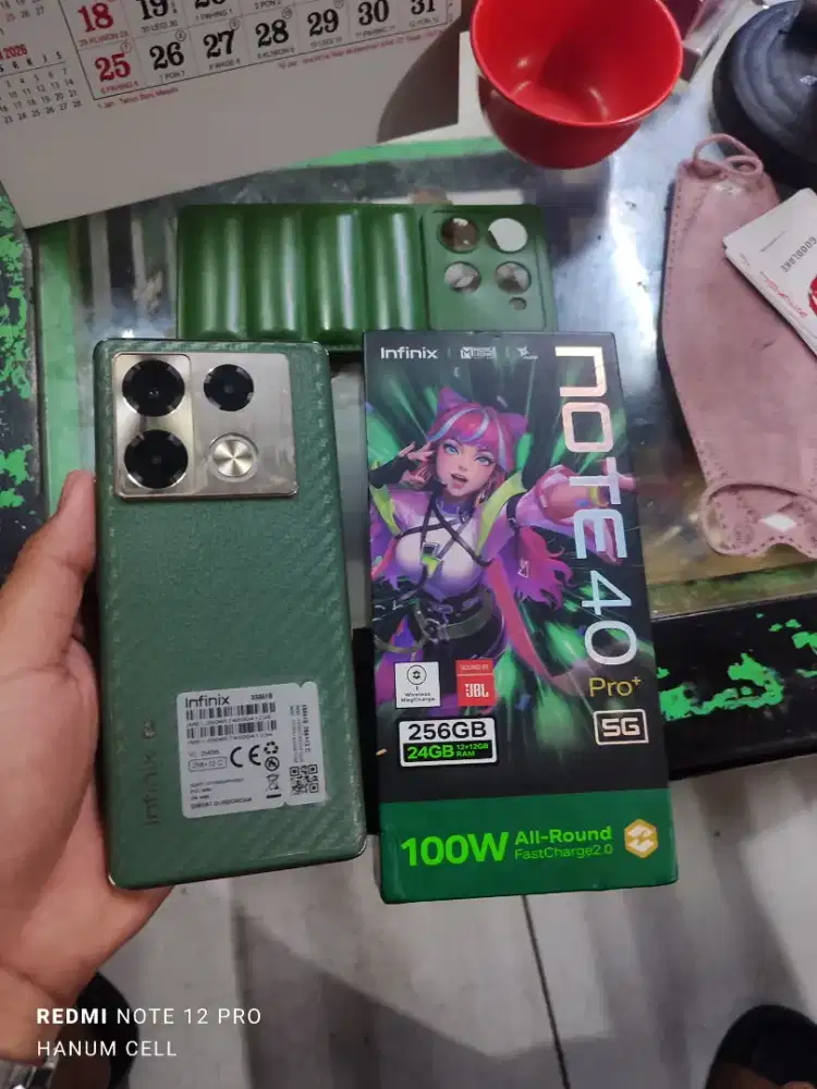 Infinix Note 40 Pro Plus 5G 12/256 fullset ORI mulus no minus