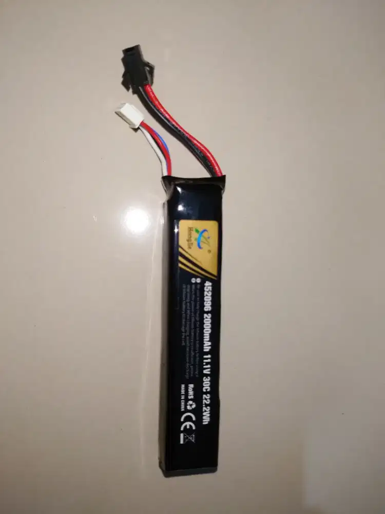 Baterai Lipo 11.1V 30c Socket SM 2000mah
