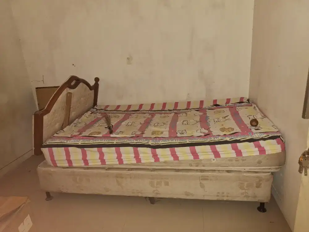 1 set spring bed single uk 100x200