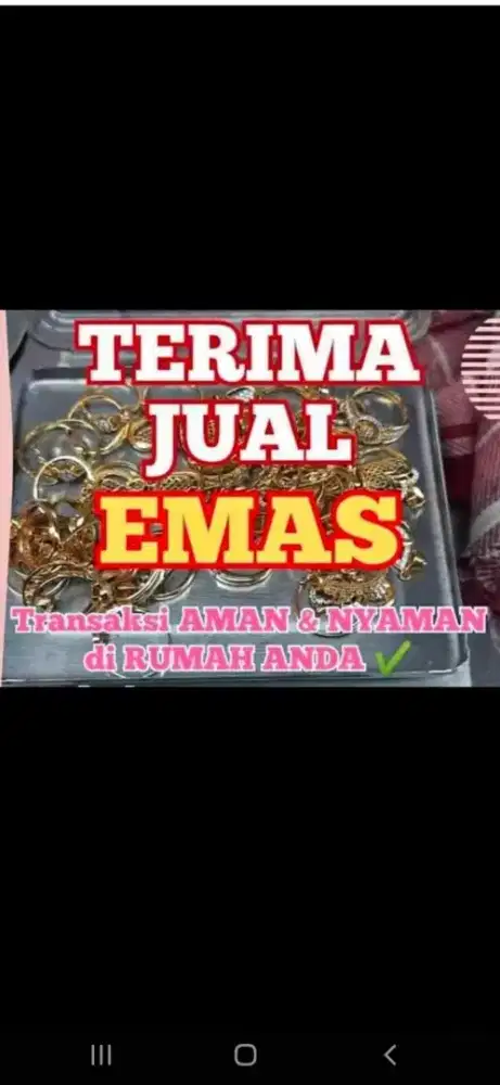 Menerima jual emas berbagai jenis