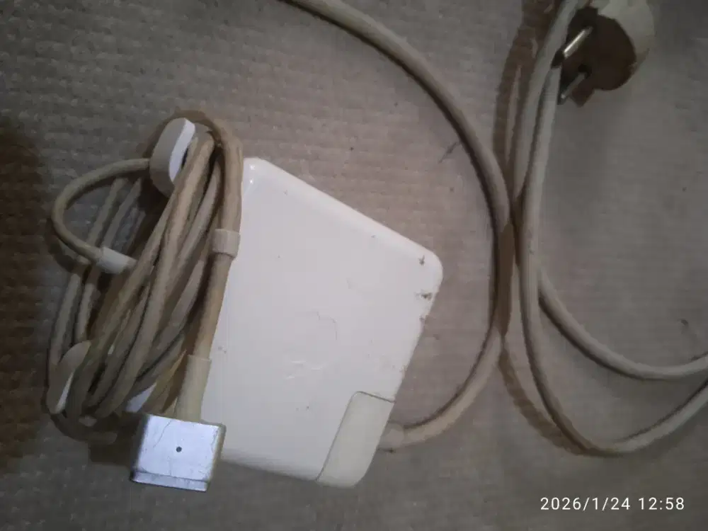 Charger laptop apple macbook 60w magsafe 2 tipe T