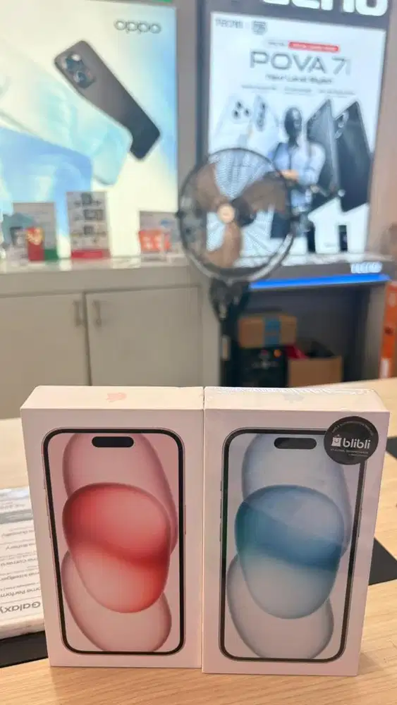 IPHONE 15 128GB GARANSI IBOX READY WANDICELL