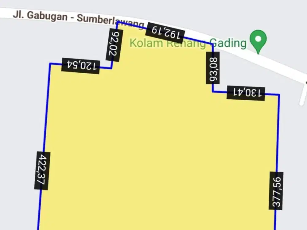 Lahan Zona Industri Lokasi Strategis Tanon, Sragen Luas 8 Ha