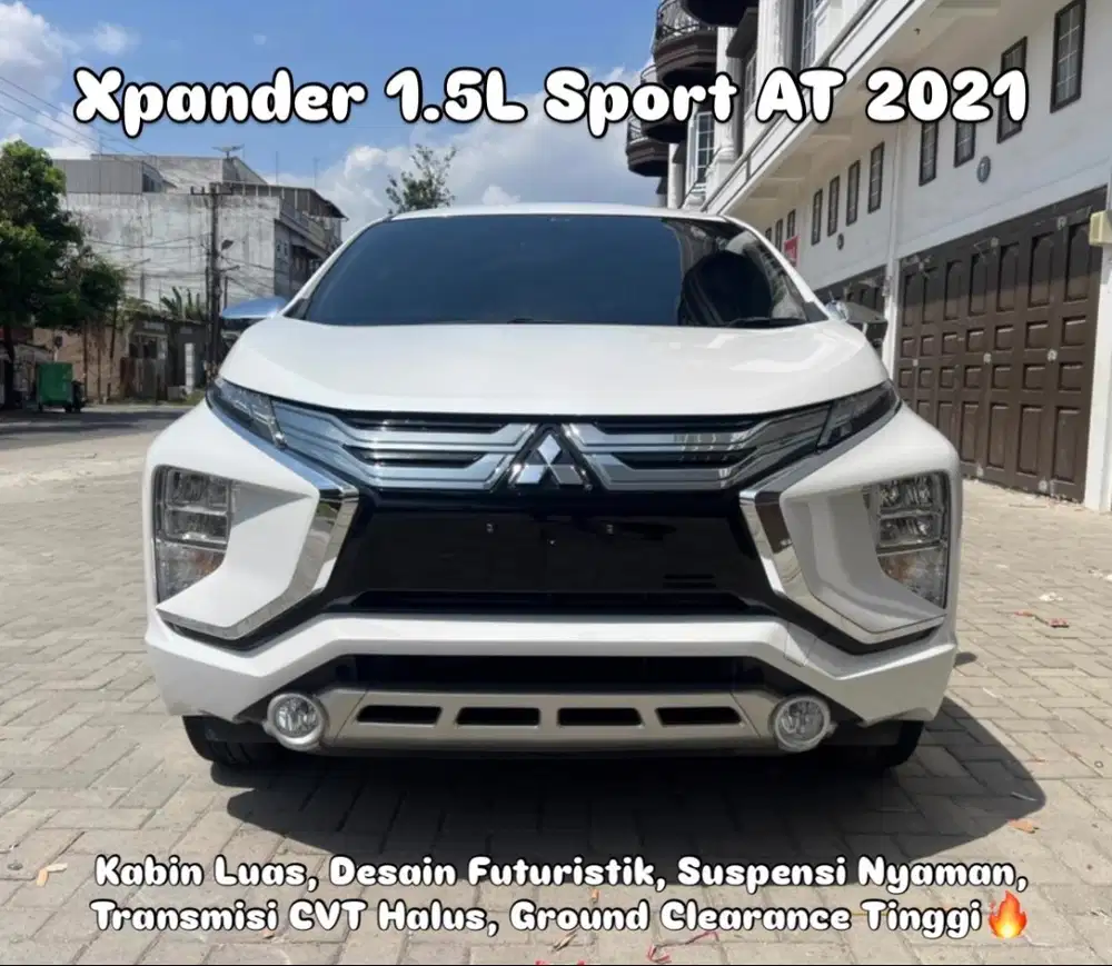 (TDP 26 JUTA!) Mitsubishi Xpander 1.5L Sport 4x2 Automatic Putih 2021