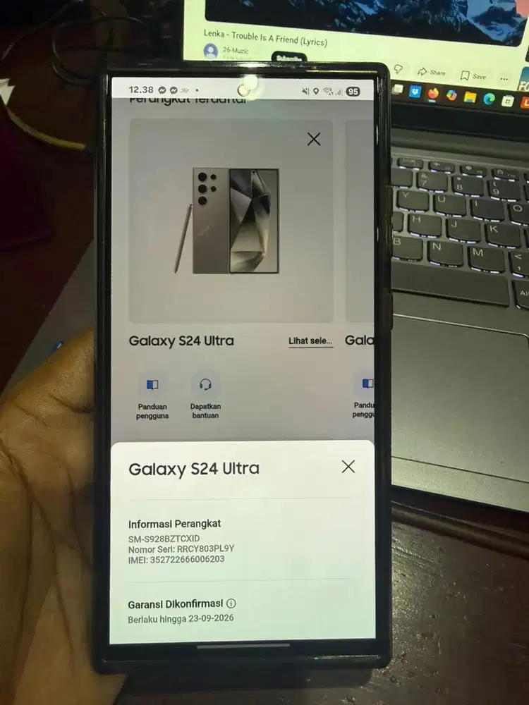 S 24 Ultra garansi 8/256