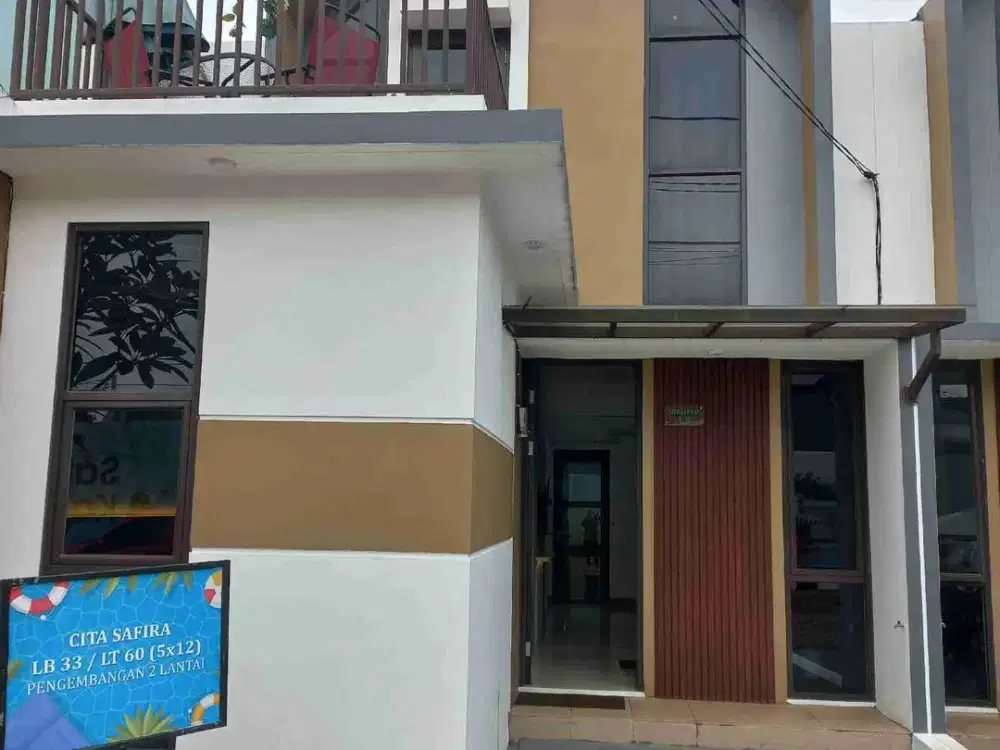 Rumah 1 lantai model 2 lantai