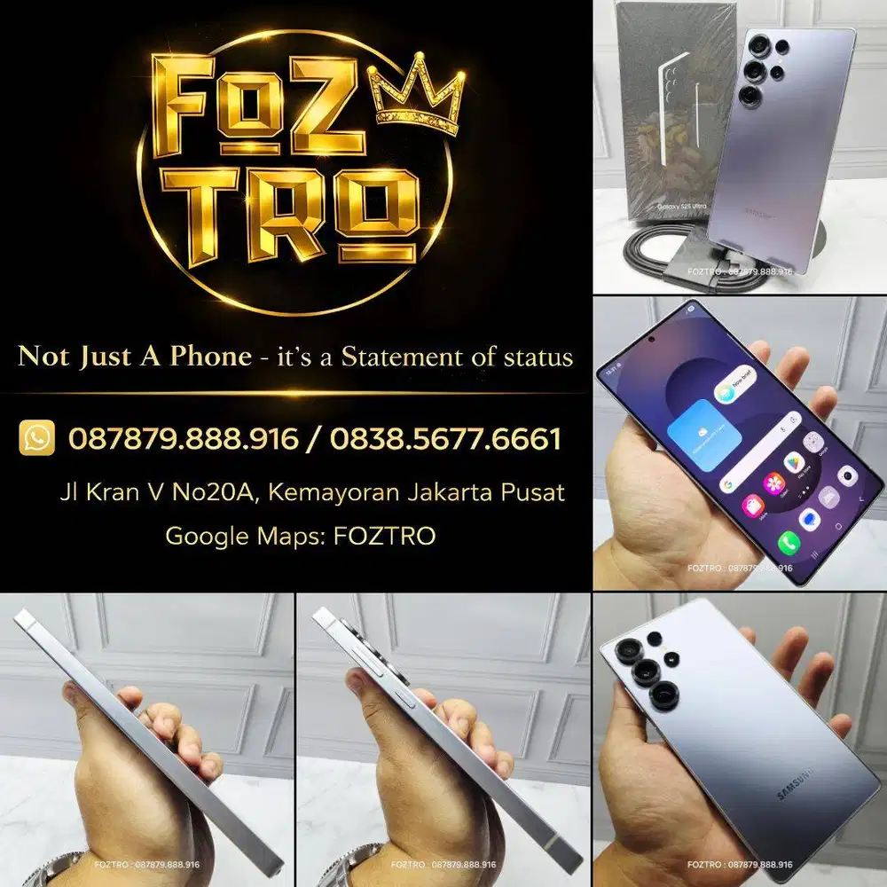 Samsung Galaxy S25 Ultra 12/256GB Like New Fullset Resmi Garansi ON