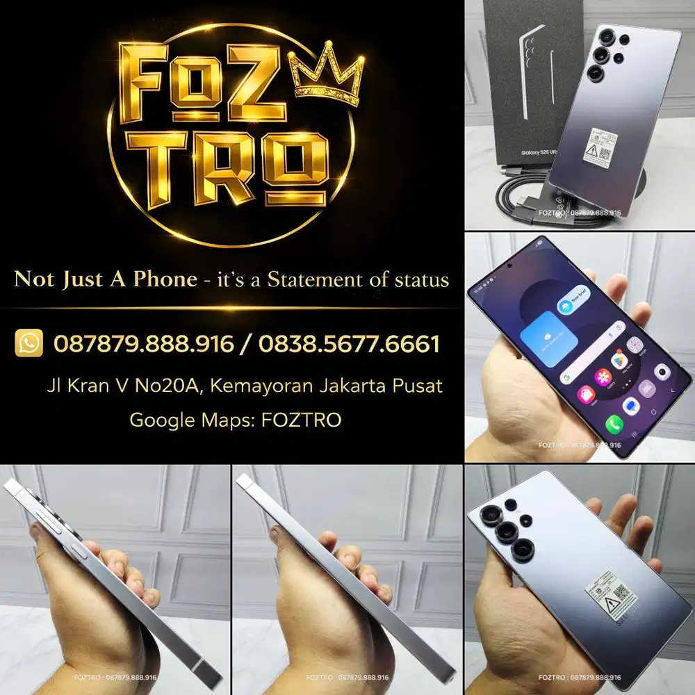 Samsung Galaxy S25 Ultra 12/512GB Fullset Resmi SEIN Garansi ON
