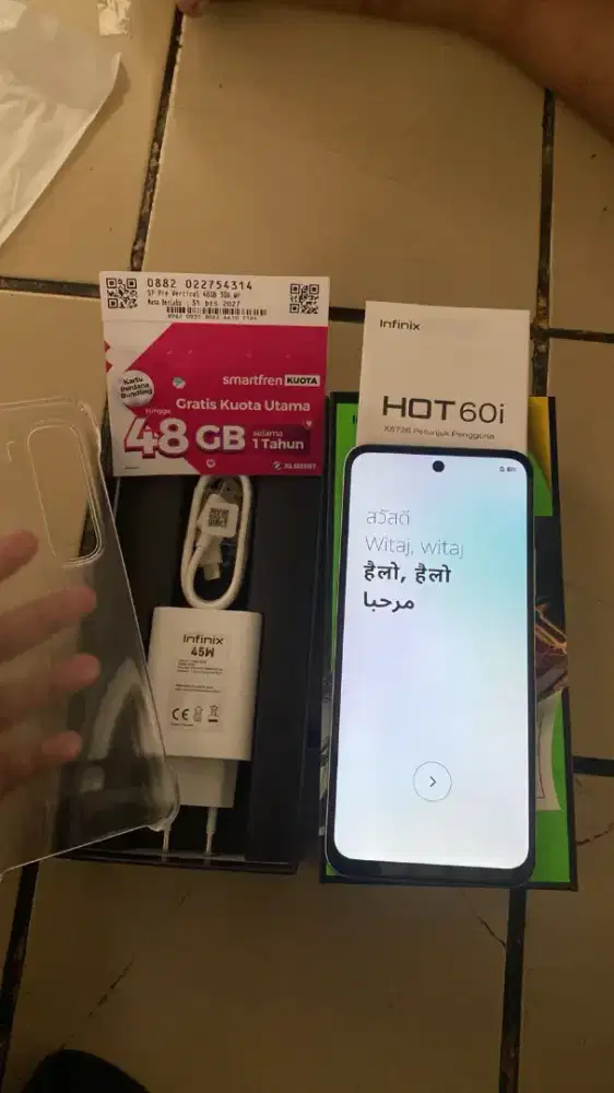 JUAL INFINIX HOT 60i BODY ALUS FULL SET