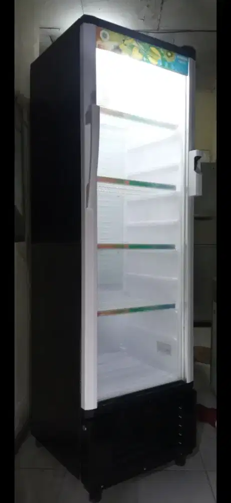 SHOWCASE SANKEN 4 RAK MULUS KOMPLIT SIAP PAKAI/ NETT