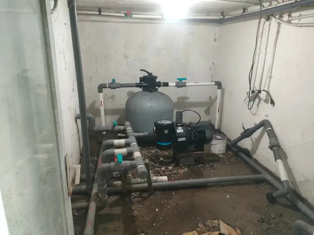 Jasa servis pompa air panggilan dan cleaning tandon air