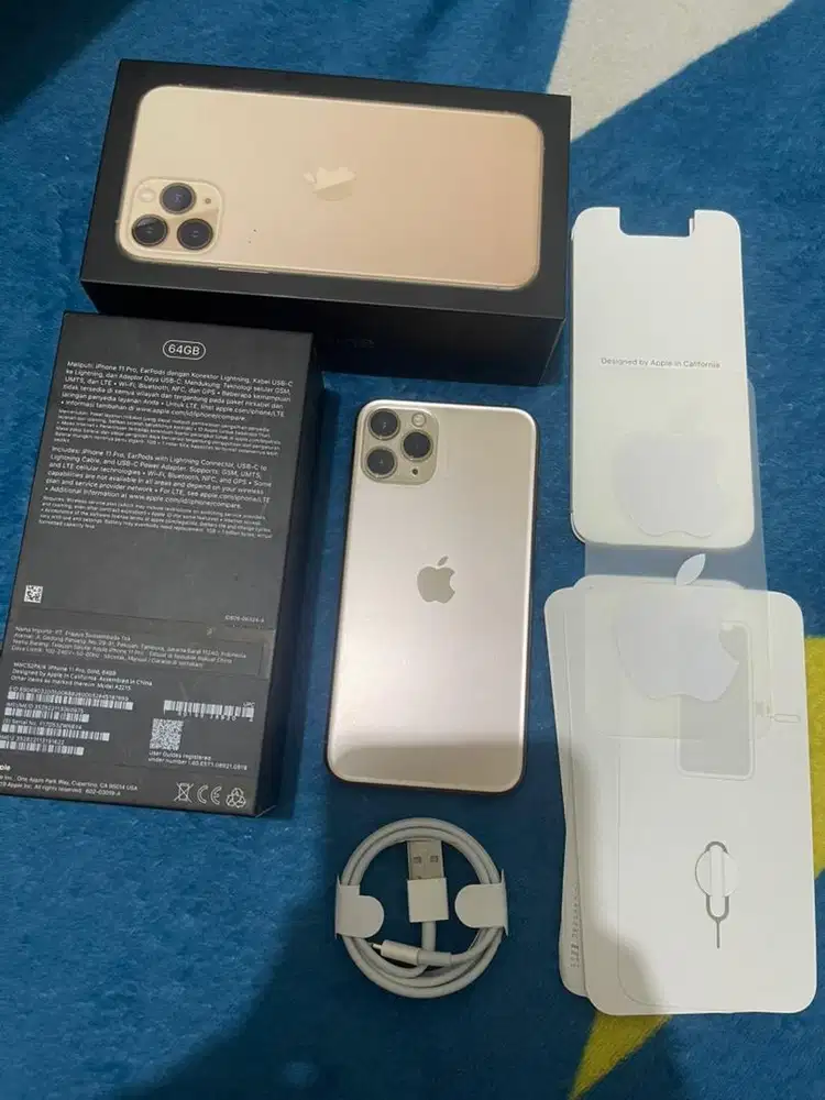 Iphone 11 pro 64gb ibox gold fullset