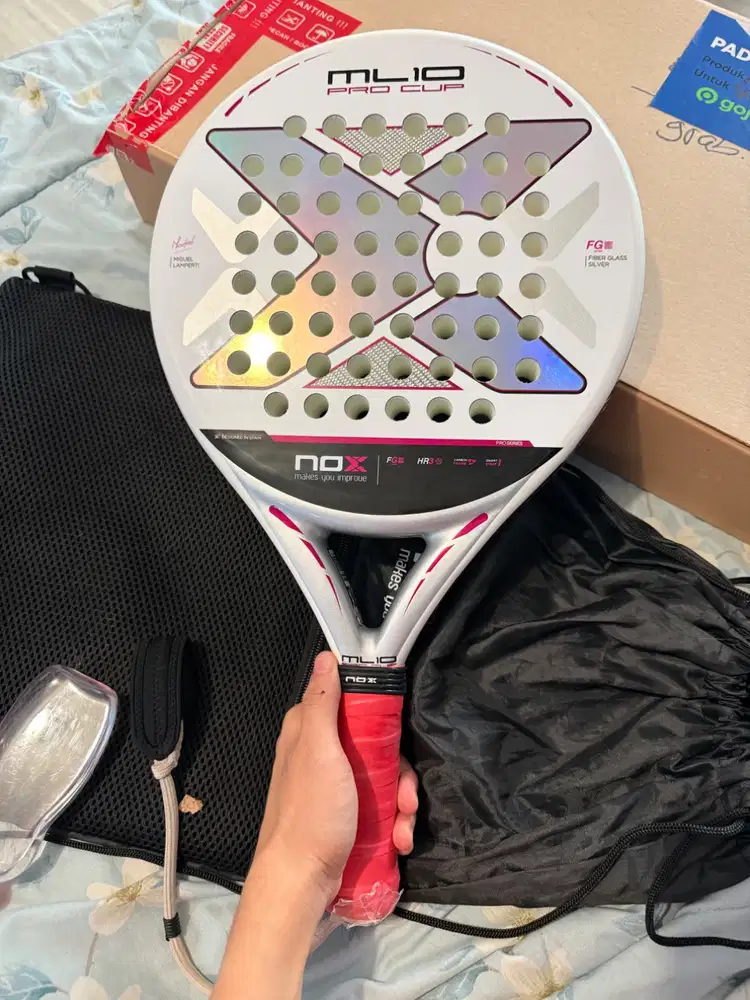 NOX ML10 PRO CUP SILVER 2025 – RAKET PILIHAN MIGUEL LAMPERTI