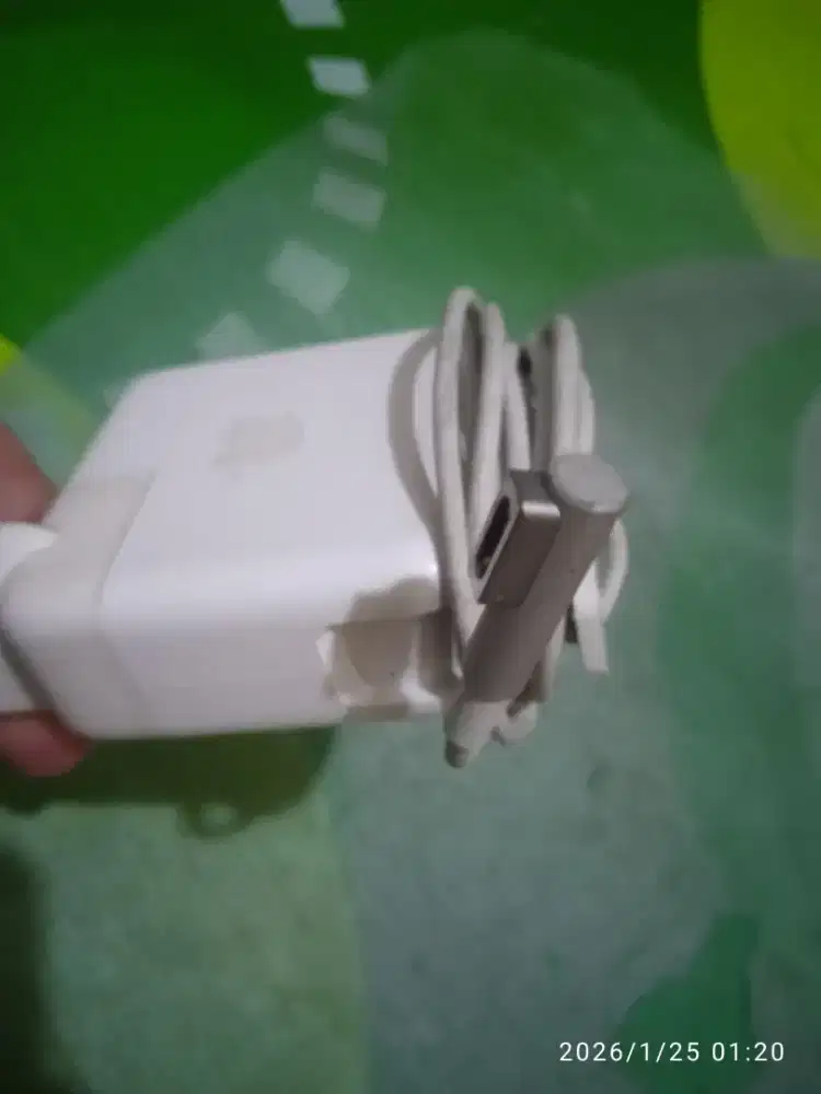 Charger laptop apple macbook 45w magsafe 1 tipe L